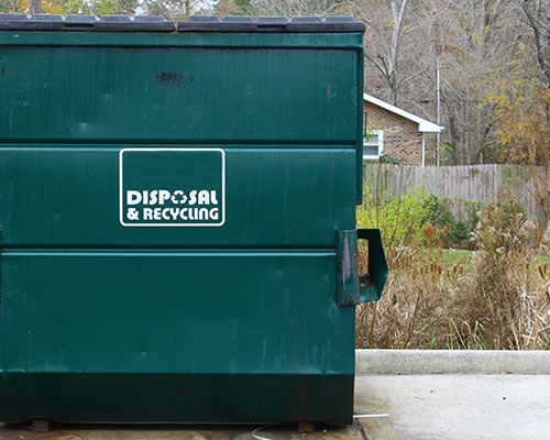 Dumpster Pad Cleaning